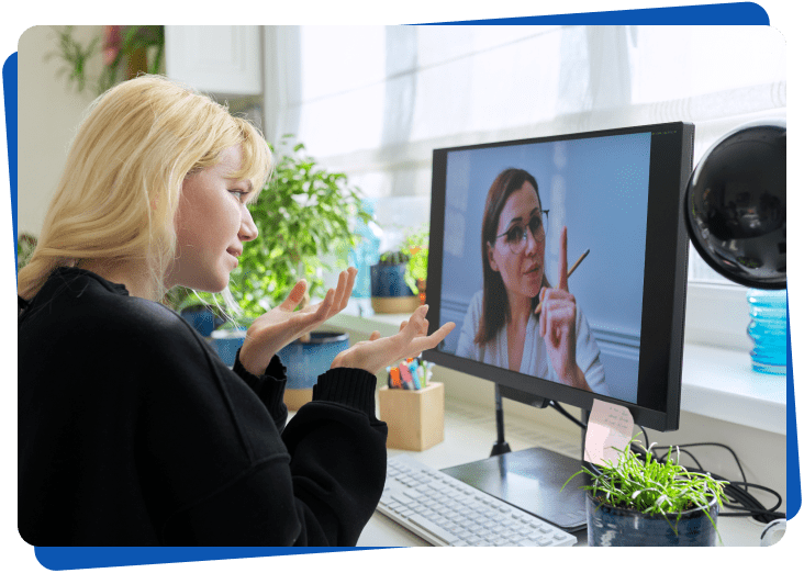 Вчитель вчить учня онлайн